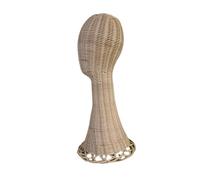perfeclan Mannequin Head Hat Display Holder Stand Multifunctional Stable Base Freestanding Hat Rack Wig Head for Headphones Hairpieces, 50cm