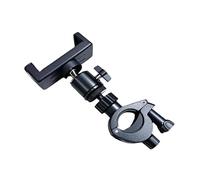 perfeclan Marching Band Music Lyre Phone Holder Easily Read Music Securely Mount Phone Adjustable for Sax Take Video Musical Instrument, Style B
