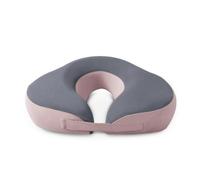 perfeclan Massage Pillow Face Cradle Cushion Pad Support Headrest with Memory Foam and Cover for Pressure Relief and Suitable for Esthetic Therapy Massage Studios Care Facilities Home, Pink