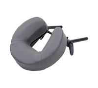 perfeclan Massage Table Face Cradle Headrest with Face Pillow Adjustable Foldable Comfortable Stable Support for Beauty Bed, Gray