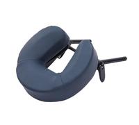 perfeclan Massage Table Face Cradle with U Shape Pillow Cushion Massage Equipment PU Leather Beauty SPA Headrest Headrest Comfortable, Navy Blue