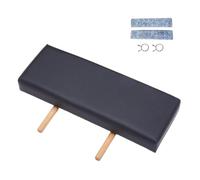 perfeclan Massage Table Length Extend Extension Cushion PU Cover Simple Insert Sponge Support Pratical Sturdy Portable 51x19x6.5cm, Black