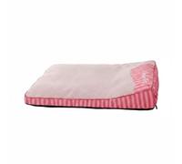 Perfeclan Mat Cooling Dog Bed Mat Pet Cooling Pad Dog Cushion Dog Mattress With Surface And Foam Pearl Fill Removable Cover Machine Washable Suitable for summer, Pink, XL-100x75x15 Cm