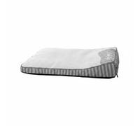 Perfeclan Mat Cooling Dog Bed Mat Pet Cooling Pad Dog Cushion Dog Mattress With Surface And Foam Pearl Fill Removable Cover Machine Washable Suitable for summer, Silver Gray, 2XL-120x95x15 Cm