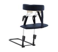 perfeclan Mattress Top Massage Kit with Massage Table Armrest Support Bracket Portable Face Down Pillow Adjustable Headrest, Gray Blue