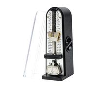 Perfeclan Mechanical Metronome Mechanical Pendulum Metronome with Tempo Scale Reliable Rhythm Device for Instrument Instrumentalists, Music Students, Rehearsals, Black