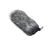 perfeclan Mic Deadcat Wind Muff Microphone Cover with Drawstring Portable Soft Mic Windjammer Wind Shield for Indoor Outdoor Interview, 16CM