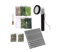 Perfeclan Mini Electrostatic Flocking Machine Static Grass Flocker Kit Decorative Tools DIY Craft Grass Planter for Builds Modelling