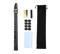 Perfeclan Mini Saxophone Musical Instruments Convenient Mini Sax Woodwind Instrument with Bag for Music Lovers Instrument Players, Black