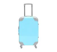 Perfeclan Mini Suitcase Eyelash Holder Empty Party Favor Box Dollhouse Accessories Miniature Dolls Suitcase for Gifts Dress up Playset, Blue