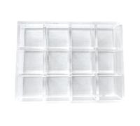 Perfeclan Miniature Acrylic Display Case, Showcase, Protector Table Centerpiece Practical Sleek Lightweight Storage Box