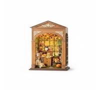 perfeclan Miniature Kit Model Room Decor With Lighted Display And Rich Detail Manual Assembly Material suitable for shelf decor desk display study rooms living rooms crafting areas