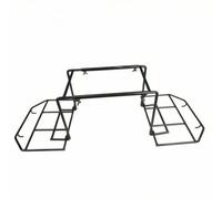 perfeclan Motorcycle Cargo Rack Rear Luggage Carrier Bracket With Side Shelves Solid Steel Foldable Telescopic Adjustable Structure Suitable for road trips errands delivery long rides