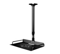 Perfeclan Mounting Bracket Overhead Mount Holder Tray Adjustable Telescopic Column Metal Construction With Raised Perimeter Rails suitable for home cinema, 75-150cm