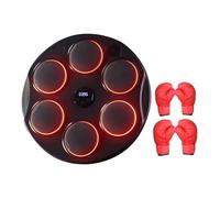 Perfeclan Music Boxing Machine Electronic Music Boxing Wall Target Punching Pad for Kickboxing Martial Arts Agility Taekwondo Home Gym, w Kids Adult Gloves