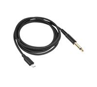 perfeclan Musical Instrument AUX Cable Guitar Audio Cable 6.35mm 1/4in Electric Guitar Bass Mixer Cable Instrument Cable for Amp Cord, 200cm
