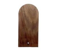 perfeclan Nail Art Display Stand, Fingernail Displaying Holder, Wood Grain Professional Beginners Wooden Nail Tip Sample Display Board, 9.8cmx20.8cm
