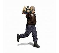 Perfeclan Naval Maintenance Figure Model Kit Resin Miniature Deck Crew Statue Diorama Accessory Action Pose With Tool And Cable suitable for scenes model building displays, F48139