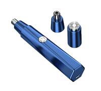 perfeclan Nose Trimmer, Powerful Motor Nose Grooming Gadget, Eyebrow Facial Hair Removal Eyebrow Facial Hair Trimmer for Men, Blue