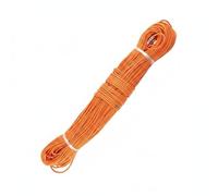 perfeclan Nylon Measuring Rope Surveying Measuring Line Abrasion Resistant Distance Measuring Rope Embedded Meter Marks Tough Reinforced Structure Suitable Layout Surveying Field Work, 70m