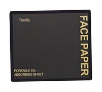 perfeclan Oil Absorbing Sheet Premium Gifts Must Have with Mirror Men 100 Counts Student Sturdy Face Oil Blotting Paper Face Skincare, Black