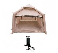 perfeclan Outdoor Inflatable Tent Camping Tent Canopy Shelter With Quick Setup PU Coated Sun Protection Waterproof Oxford Build, 1.0 Four-corner Tent With Hand Pump And Carry Bag