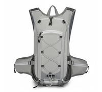 Perfeclan Outdoor Sports Rucksack Hiking Backpack Daypack Knapsack Pack With Curved Straps And Back Nylon Polyester Even Weight, Grey, JHYY-2072 Glacier Grey, Under 20L