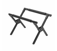 perfeclan Outdoor Storage Shelf Folding Rack Stand Table Holder With Stable Aluminum Frame And Cushioned Non Slip Top Collapses Bag suitable for camping lake trips outdoor cooking