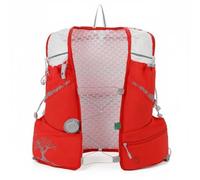 perfeclan Outdoor Vest Lightweight Running Backpack Multiple Compartments Ventilated Design Secure Straps Suitable for Cyclists Runners Training , Red , M 78-90