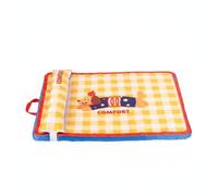 Perfeclan Oxford Cushion Pet Bed Mat With Anti Slip Bottom Portable Roll For Trips And Home Oxford Cloth Wipe Clean suitable for dogs cats kennel car seats, Xl, Spring Mat