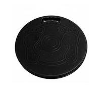 perfeclan Patient Transfer Board Rotation Turntable Portable Transfer Device Sturdy EVA Material Caregiver Aid Suitable for Elderly Facility Mobility, Black, Footprint