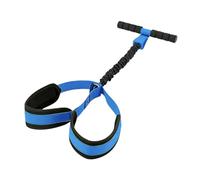 perfeclan Pedal Resistance Band,Sit up Exercise Indoor Pull Rope Tension Rope Foot Rest for Waist Training Sports Women Men Workout, Blue