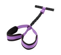 perfeclan Pedal Resistance Band,Sit up Exercise Indoor Pull Rope Tension Rope Foot Rest for Waist Training Sports Women Men Workout, Purple