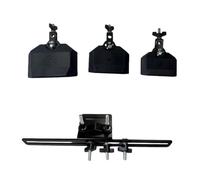 perfeclan Percussion Cowbell Drum Bells Percussion Drum Cowbell Drum Block Complete With Mounting And Lightweight For Flexible Sound Suitable for Rehearsal Live Drumming, Black
