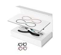 Perfeclan Permanent Bracelet Kit Jewelry Trendy Casual for His and Her Bracelet Making Gifts for Party Valentine Valentines Day Wedding, 1 Black 1 Rose Gold