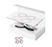 Perfeclan Permanent Bracelet Kit Jewelry Trendy Casual for His and Her Bracelet Making Gifts for Party Valentine Valentines Day Wedding, 1 Silver 1 Rose Gold