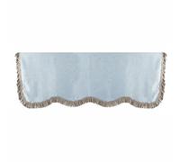 Perfeclan Piano Dust Cover 88 Key Cover Cloth With Tassel Fringe Cotton Dust Protector Silky Drape Decorative Protector Suitable for home studio storage, Blue