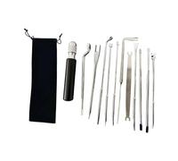 perfeclan Piano Regulating Tool Kit with Combination Handle Luthier Tool High Performance Maintain Metal DIY Accessories Piano Tools, 12 piece