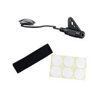 perfeclan Piezo Contact Pickup Stick Patch Design Easy to Install Professional Audio Piezo Transducer Pickup with Cable for Harp, Standard