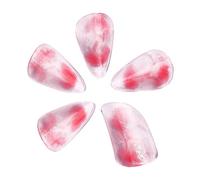 perfeclan Pipa Nails Practice Tools Finger Protectors for String Instruments Pipa Finger Picks for Professionals Stage Performance Show, Red S