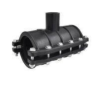perfeclan Pipeline Repair Coupling Pipe Clamp Connector Saddle Fitting with Strong Bolted System in HDPE for Rapid Leak Sealing Suitable for Municipal Networks, 110 40, Pe Increasing Joint