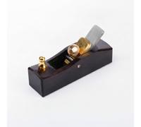 perfeclan Plane Hand Plane Block Plane Trimming Plane with Solid Ebony Construction and Tough Hand Use Suitable for Model Making DIY Crafts Furniture, Ebony Small Smoothing Plane Flat Plane