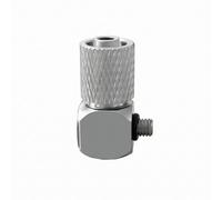perfeclan Pneumatic Connector Push in Elbow Tube Adapter Right Angle Air Coupling Threaded Male End Brass Micro Size for Tight Corner Routing Suitable for, PL6-M3 Quick Twist Fitting 200 Pcs
