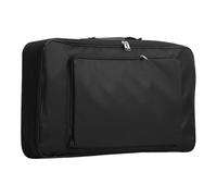 perfeclan Portable Effects Pedal Board Case Oxford Cloth Waterproof Micro Synths for Guitar Lover Accessories Portable Black Sturdy
