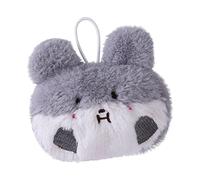 perfeclan Portable Hand Warmer Pouch Bag with Keychain, Hand Warmer Bag Cover Cartoon Toy for Outdoor Winter, Handbag Decorations, Hamster