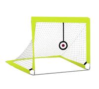 perfeclan Portable Soccer Goal Training Net Target Goalpost Frame Foldable Design Accuracy Training Suitable for backyard practice youth training fields park play family games, Fluorescent Yellow