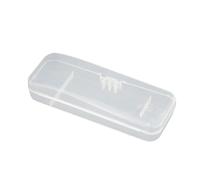 perfeclan Portable Travel Men Manual Box Clear Organizer Sturdy for Men And Refills,Protector Holder for Home Travel Hotels