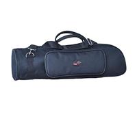 Perfeclan Professional Trumpet bag 600D Water-resistant Oxford Cloth Soft Carrying Case Foam Cotton Padded with Adjustable Shoulder bag - 4 Colors, Black