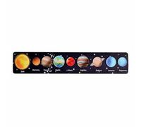 perfeclan Puzzle Solar System Educational Puzzle Wooden Astronomy Game Interactive Board Celestial Movement Activity Learning Suitable for Children Classroom, Planets B