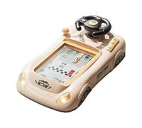 Perfeclan Race Adventure Car Steering Wheel Toy, Simulated Driving Controller for Kids, Boys Girls, Age 3+ Years Gift